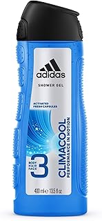 Adidas climacool gel douche 3 en 1 corps, cheveux et visage pour homme