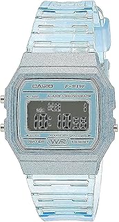 Montre numérique pour jeunes, unisexe, f-91ws-2df, bleu clair, bleu clair, bracelet