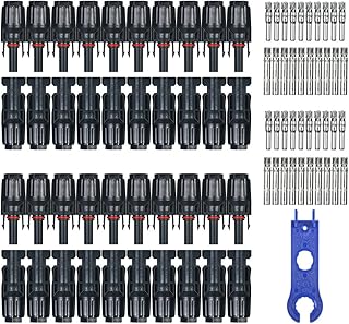 Morelian 20 paires de connecteurs de câble de panneau solaire mâle/femelle avec outil d'assemblage de clé pour système pv. Avec plus de 300000 références dans son catalogue, DIAYTAR COTE D'IVOIRE est la destination idéale pour les clients qui cherchent une large gamme de produits. La boutique en ligne mise sur la qualité et la sécurité, offrant ainsi aux clients une expérience d'achat en ligne sans risque. Les équipes de DIAYTAR COTE D'IVOIRE travaillent sans relâche pour améliorer constamment les services.