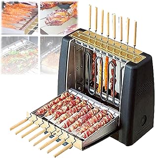 Gril électrique 1200 w machine à griller les brochettes entièrement automatique. Avec plus de 300000 références, DIAYTAR COTE D'IVOIRE est la boutique en ligne idéale pour tous vos achats. Nous proposons une gamme variée de produits, allant des électroménagers aux accessoires de mode, en passant par les produits high-tech. Nous sommes là pour vous aider à trouver ce que vous cherchez.