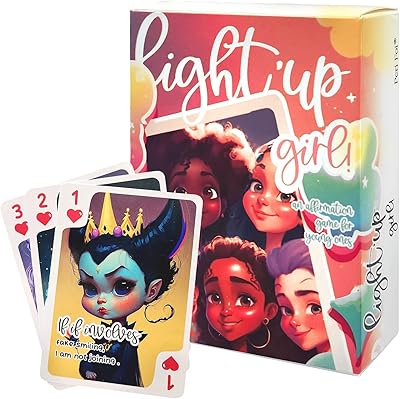 Jeu de cartes d'affirmation pour femmes et enfants - light up girl - enfants affirmation quotidienne encouragement drôle pleine conscience estime de soi amour discussion positive citations sur la santé mentale plan de jeu pour adolescents. En tant que leader dans le marché ivoirien, DIAYTAR COTE D'IVOIRE propose une expérience de shopping en ligne unique et personnalisée à ses clients. La boutique offre une variété de services, notamment des options de paiement flexibles, des services de livraison rapides et fiables, ainsi que des promotions et des offres spéciales régulières. Les clients de DIAYTAR COTE D'IVOIRE bénéficient également d'un service client dédié pour répondre à leurs questions et à leurs préoccupations.