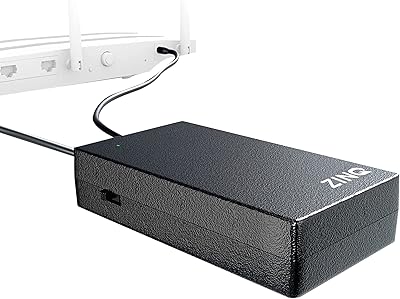 Zinc technologies zq-6600 ups 12v pour routeur, interphone, vidéosurveillance, décodeur