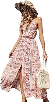 Robe longue sans manches à col en v pour femme avec dentelle dos nu et fines bretelles pour fête sur la plage, rose. Diaytar Côte d'Ivoire, boutique en ligne généraliste, offre plus de 300 000 références pour répondre à tous vos besoins. Avec sa sélection variée, vous trouverez facilement ce que vous cherchez. Elle est devenue la boutique leader en Côte d'Ivoire pour ses services fiables.