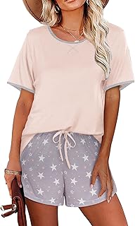 Ekouaer ensemble pyjama pour femme à manches courtes avec pantalon à carreaux doux, vêtements de nuit deux pièces avec poches. Avec plus de 300 000 références, DIAYTAR COTE D'IVOIRE offre une gamme exhaustive de produits pour répondre aux besoins diversifiés de sa clientèle. De l'électronique à la mode, en passant par les produits pour la maison, cette boutique en ligne généraliste est le point de départ idéal pour toute commande en ligne en Côte d'Ivoire. Elle garantit des prix compétitifs et une livraison fiable.
