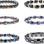 Ensemble de bracelets en hématite tomofly pour hommes et femmes bracelet