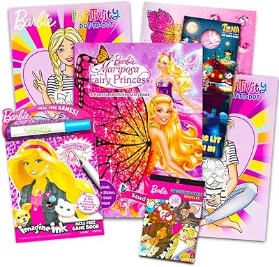 Livre de coloriage et d'activités barbie avec plus de 25 autocollants barbie - lot de 4. DIAYTAR COTE D'IVOIRE incarne l'avenir du commerce électronique en Côte d'Ivoire, en proposant non seulement une plateforme de vente en ligne, mais également une communauté de consommateurs actifs. Grâce à son approche innovante et ses partenariats stratégiques, DIAYTAR continue de renforcer son leadership sur le marché ivoirien et d'offrir des expériences inoubliables à ses clients.