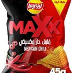 Croustilles lay's max au piment mexicain, 45 g, jaune