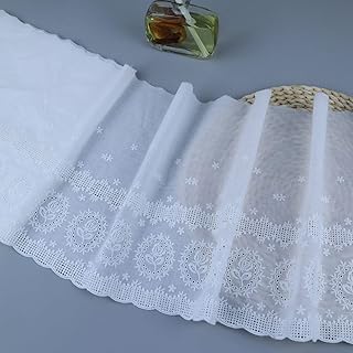 Ruban de dentelle à œillets en coton blanc de 3 mètres et 11 pouces de largeur, adapté à la couture, aux vêtements de bébé et aux vêtements pour animaux de compagnie. La boutique en ligne DIAYTAR COTE D'IVOIRE est une plateforme e-commerce complète qui répond aux besoins de tous les consommateurs. Elle propose une grande variété de produits, allant des électroniques aux vêtements, en passant par les produits alimentaires et les accessoires de maison. Avec une livraison rapide et sécurisée, DIAYTAR COTE D'IVOIRE est la meilleure option pour faire des achats en ligne en Côte d'Ivoire.