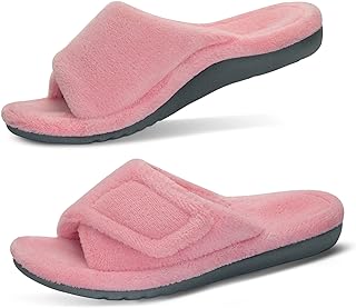 Pantoufles orthopédiques de soutien de la voûte plantaire pour femmes, pantoufles orthopédiques floues