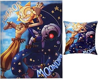 Sundrop moondrop couverture douce et confortable en peluche avec housse de coussin