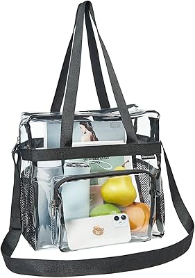 Sac fourre-tout transparent approuvé par le stade sac de sport de voyage