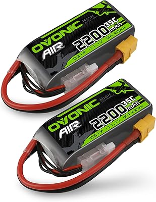 Batterie lipo ofonic 3s 35c 2200mah 11.1v avec connecteur xt60 pour drone fpv hélicoptère avion rc (2 pièces). DIAYTAR COTE D'IVOIRE propose une offre exceptionnelle avec plus de 300000 références, répondant ainsi à tous les besoins des consommateurs ivoiriens. Grâce à sa présence en ligne, la boutique permet aux clients d'acheter en toute sécurité et à des prix compétitifs, consolidant ainsi sa position de leader dans le commerce électronique en Côte d'Ivoire. Cette offre étendue contribue à la satisfaction des clients.