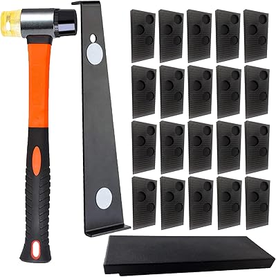 Kit de revêtement de sol, kit d'installation de parquet stratifié avec 20 entretoises