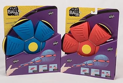 Balle pop-up soucoupe volante plate, balle rebondissante modifiable frisbee, jouet balle rebondissante