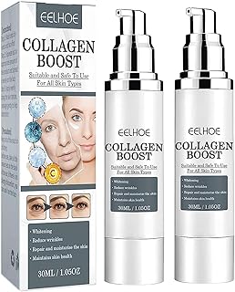 Sérum anti-âge eelhoe collagen boost crème booster de collagène pour le visage. DIAYTAR COTE D'IVOIRE se différencie par son engagement envers la qualité et la satisfaction client. Notre équipe travaille sans relâche pour sélectionner les meilleurs produits et vous offrir une expérience d'achat en ligne inégalée. Avec plus de 300 000 références, nous sommes votre partenaire idéal pour tous vos achats en ligne en Côte d'Ivoire.