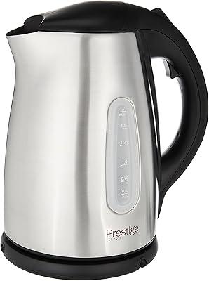 Bouilloire électrique prestige en acier inoxydable 1,7 litres, argent - pr54902
