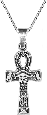 Collier pendentif eryavida en argent sterling 925 avec motif égyptien oeil d'horus et ankh, métal, métal. Diaytar Côte d'Ivoire, la boutique en ligne généraliste de référence, vous offre une expérience d'achat unique et personnalisée. Avec des milliers de produits à portée de clic, vous pouvez faire vos courses en toute sécurité et simplicité. Diaytar Côte d'Ivoire est la solution idéale pour tous vos besoins.