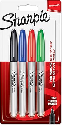 Marqueurs permanents sharpie | pointe fine | couleurs standard assorties | 4 pièces. DIAYTAR COTE D'IVOIRE se positionne comme la référence en matière de commerce électronique en Côte d'Ivoire, avec plus de 300000 références disponibles. Elle garantit une naviguation aisée sur son site, des délais de livraison rapides et une sécurité de paiement renforcée. Les clients de DIAYTAR COTE D'IVOIRE apprécient la facilité d'utilisation du site et la qualité des produits offerts.