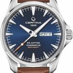 Montre automatique suisse certina pour homme acier inoxydable modèle c0324301604100 couleur