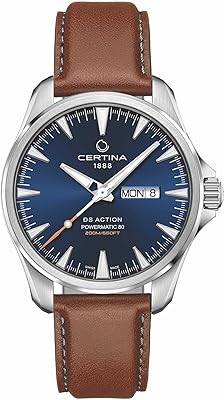 Montre automatique suisse certina pour homme acier inoxydable modèle c0324301604100 couleur