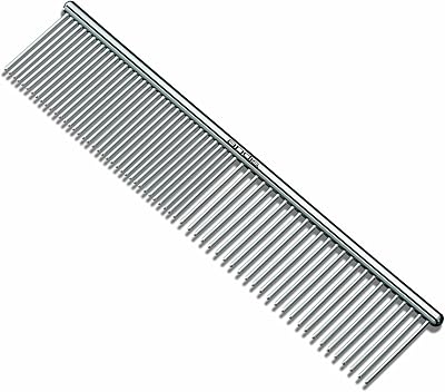Peigne pour animaux en acier andis (65730), 7 1/2 pouces