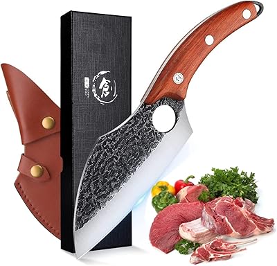 Couteaux viking hossick, couteaux de boucher faits à la main de chef japonais