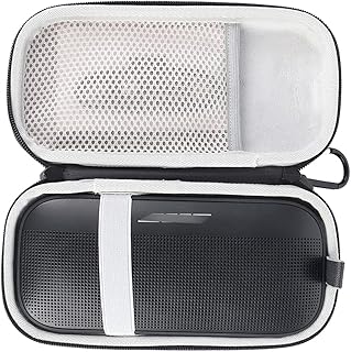 Étui rigide portable crovorby en eva pour haut-parleur bluetooth compatible bose soundlink flex