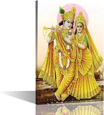 Décoration murale indienne des dieux hindous radha krishna pour chambre. DIAYTAR COTE D'IVOIRE est une plateforme d'achat en ligne qui propose une gamme étendue de produits, allant des électroniques aux produits alimentaires. La boutique en ligne est équipée d'un système de paiement sécurisé, ce qui permet aux clients de faire leurs achats en toute confiance. Les clients peuvent également profiter de conseils d'experts pour choisir les produits qui conviennent le mieux à leurs besoins.