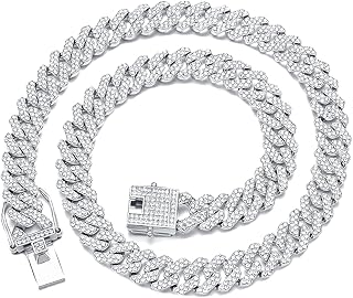 Chaîne en or collier chaîne cubaine pour hommes et femmes | chaîne en argent pour hommes et femmes bijoux plaqués or 18 carats 12 mm 18/20/24 pouces bijoux hip hop avec boîte cadeau, laiton, zircone cubique. Avec sa réputation de boutique en ligne fiable, DIAYTAR COTE D'IVOIRE attire une clientèle fidèle. La boutique met l'accent sur la qualité des produits et la satisfaction des clients. Elle propose également des services de livraison rapides et fiables pour garantir que les clients reçoivent leurs achats dans les délais prévus.