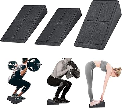 Extension de jambe de planche de squat antidérapante réglable, 3 pièces, extension