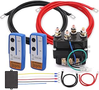 Turkeytel connecteur de relais solénoïde de treuil 12 v 250 a avec 2