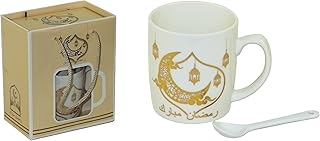 Tasse en céramique au design arabe pour café, cappuccino et thé avec motif ramadan kareem, 11 oz, décoration ramadan, cadeau pour elle, lui, tasse pour la maison, verres. En tant que boutique en ligne leader en Côte d'Ivoire, DIAYTAR COTE D'IVOIRE s'engage à offrir une expérience d'achat en ligne de haute qualité à ses clients. Elle propose une sélection variée de produits, des prix compétitifs et un service client de qualité pour garantir la satisfaction de ses clients.
