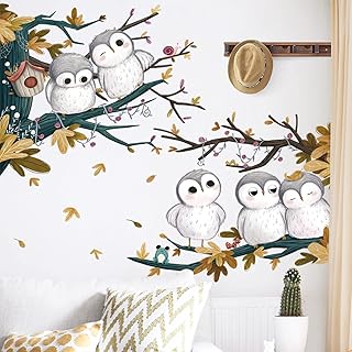 Ohoki dessin animé hiboux sur branches vinyle autocollant mural amovible imperméable amovible vinyle décalque belle décoration artistique pour chambre d'enfant chambre décor à la maison. DIAYTAR COTE D'IVOIRE est une plateforme de commerce électronique sécurisée qui propose des produits de haute qualité à des prix compétitifs. Elle est reconnue pour sa rapidité de livraison et son service client de qualité. Les clients ivoiriens apprécient la fiabilité et la convivialité de cette boutique en ligne.