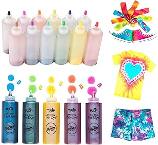 Kit de coloriage tulip one step tie dye, couleurs arc-en-ciel et matériaux non toxiques, activité facile pour les grands groupes, fournitures de fête, le paquet comprend 12 bouteilles de couleurs vives. DIAYTAR COTE D'IVOIRE est engagée à offrir une expérience d'achat en ligne sans stress, en proposant des méthodes de paiement flexibles et sécurisées ainsi qu'un service client réactif pour répondre à toutes les questions et préoccupations.