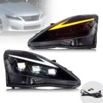 Phares led fland pour lexus is250 is250 is250c is350 is350c is220d 2008-2014 isf