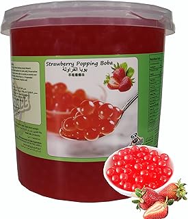 Boba au goût de fraise de apple tea house (3 kg). DIAYTAR COTE D'IVOIRE propose une expérience d'achat en ligne unique et pratique, permettant aux clients de comparer et d'acheter facilement les produits dont ils ont besoin. Avec sa large sélection de produits, elle répond aux attentes de tous les clients, qu'il s'agisse d'électronique, de mode, de décoration, etc. La boutique en ligne est accessible à tous.