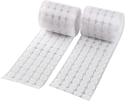 1000 pièces (500 paires) mini points de fond adhésifs avec cercle