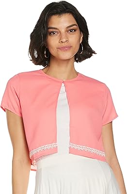 Veste courte décontractée crave pour femme, couleur unie, coupe régulière