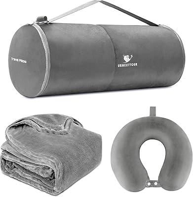 Couverture et oreiller de voyage your next tour - couverture d'avion douce