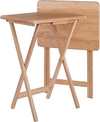 Ensemble de table tv where some alex, ensemble de 2 pièces, couleur naturelle