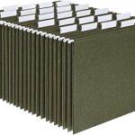 Dossiers pendaflex format papier lettre vert standard onglets de suivi réglables