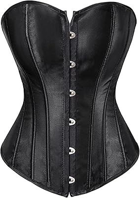 Castweave corset de forme sablier en satin de coton pour femmes, corset
