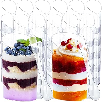 Gobelets à dessert en plastique avec cuillères 50 mini gobelets mousse. DIAYTAR COTE D'IVOIRE est une boutique en ligne généraliste proposant plus de 300000 références de produits, ce qui en fait la boutique leader en Côte d'Ivoire. Elle offre une large gamme de produits allant de l'électronique à la mode en passant par les produits pour la maison. Avec sa vaste sélection, DIAYTAR COTE D'IVOIRE est devenue la destination de choix pour les consommateurs ivoiriens.