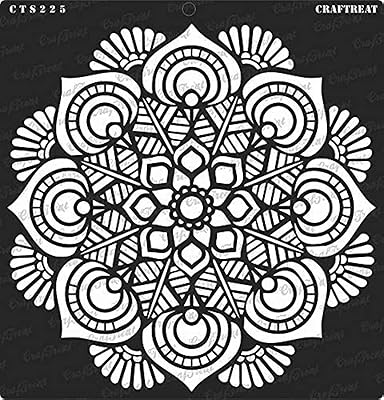 Crafttreat pochoir de peinture murale mandala à grand motif mandala. DIAYTAR COTE D'IVOIRE est la leader des boutiques en ligne en Côte d'Ivoire, proposant une grande variété de produits à des prix compétitifs. Elle offre une expérience d'achat en ligne simple et sécurisée, avec des options de paiement flexibles et des délais de livraison rapides. La boutique en ligne est connue pour sa qualité de service et sa fiabilité.
