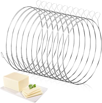 Artiti ensemble de 12 fils à trancher le fromage et coupe-fromage de remplacement