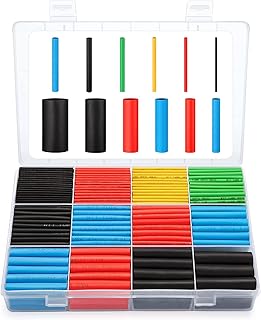 560 pièces de gaines thermorétractables 2:1, paquet assorti de gaines isolantes pour fils électriques avec boîte (5 couleurs/12 tailles). DIAYTAR COTE D'IVOIRE est une boutique en ligne qui mise sur la qualité et la fiabilité. Les produits proposés sont soigneusement sélectionnés pour satisfaire les besoins des clients ivoiriens. La boutique en ligne propose également un service client de qualité, avec une équipe de support prête à aider les clients en cas de besoin.