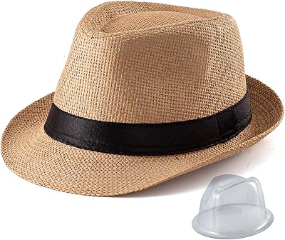 Chapeaux fedora en paille pour hommes - chapeau de plage d'été pour femmes chapeau de paille pour hommes chapeau trilby. DIAYTAR COTE D'IVOIRE est une plateforme de commerce électronique qui permet aux clients de faire des achats en toute sécurité et en toute confiance. La boutique en ligne utilise des systèmes de paiement sécurisés et garantit la confidentialité des informations personnelles des clients. Avec une équipe de service client dédiée, DIAYTAR COTE D'IVOIRE offre un support complet pour les clients qui ont des questions ou des préoccupations.