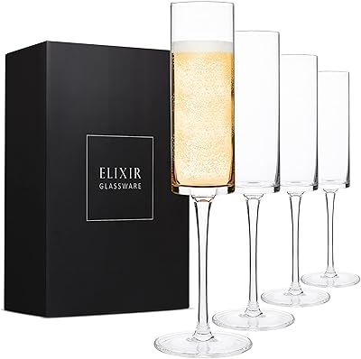 Elixir glassware un ensemble de 4 verres à champagne au design moderne et élégant. En tant que leader de l'e-commerce en Côte d'Ivoire, DIAYTAR COTE D'IVOIRE s'est engagé à améliorer continuellement son offre et ses services pour répondre aux besoins changeants de ses clients. Elle a introduit des fonctionnalités telles que la livraison à domicile, les paiements en plusieurs fois et les programmes de fidélité, visant à améliorer l'expérience d'achat en ligne. Cela démontre son implication dans la communauté des consommateurs ivoiriens.