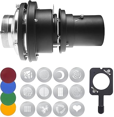 Projecteur conique alnitair bowens, projecteur conique avec lentilles optiques comprenant une variété de gobos utilisés pour la modélisation vidéo, les artistes, l'éclairage de studio et la photographie. DIAYTAR COTE D'IVOIRE fait figure de pionnière dans le domaine du commerce électronique en Cote d'Ivoire, proposant une gamme étendue de produits qui répondent aux besoins du quotidien. Elle investit dans des technologies pour améliorer constamment l'expérience utilisateur, garantissant une navigation fluide et sécurisée sur son site web. La satisfaction du client est au cœur de sa stratégie commerciale.