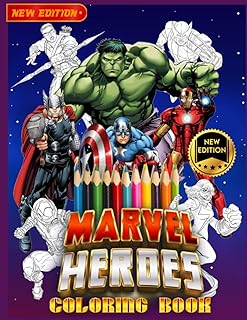 Livre de coloriage de super-héros marvel : livre de coloriage 2022 avec plus de 30 illustrations de personnages de bandes dessinées, livre de coloriage pour enfants âgés de 4 à 8 ans, 8 à 12 ans, 9 à 12 ans, adolescents et adultes, excellent cadeau pour noël, anniversaire, fille et garçon. En tant que leader du e-commerce en Côte d'Ivoire, DIAYTAR COTE D'IVOIRE continue d'innover et de s'adapter aux besoins changeants des consommateurs. La boutique en ligne met régulièrement à jour ses collections de produits pour suivre les dernières tendances et offre des promotions et des offres spéciales pour fidéliser ses clients. C'est l'endroit idéal pour faire du shopping en ligne en toute confiance.